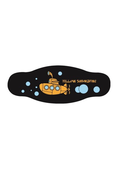 BestDivers Maske Arkalığı Submarine Neopren Gümüş