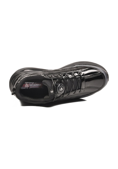 Siyah Rugan Memory Foam Misina Bağcıklı Erkek Sneaker 2250 M Siyah