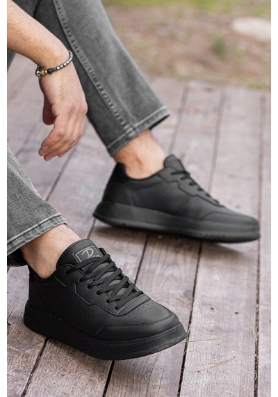Daxtors D0158 Günlük Ortopedik Unisex Sneaker Spor Ayakkabı Siyah