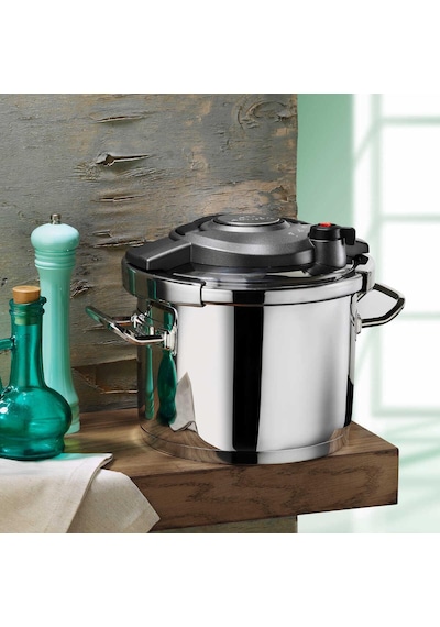 Aryıldız Touch & Cook Kanka Düdüklü Tencere Seti 6 + 4 Litre Ar258255 Gümüş