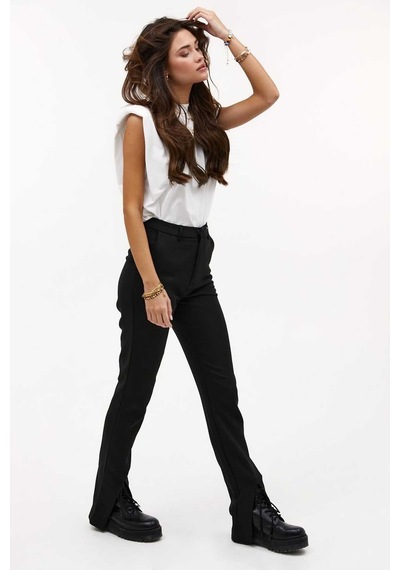 Seeh Girls Beyaz Vatkalı Tişört Sh388 Basic