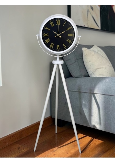 River World Ayaklı Saat Tripod Rengi Beyaz Lüks Çok Renkli
