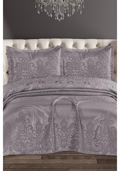 Royal Şönil Çift Kişilik Yatak Örtüsü 240x260 Cm Lila Lila