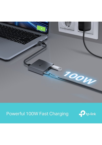 Tp-lınk Uh3020c Usb Type C 3-port Hub Hdmı+usb3.0+pd100w -217000