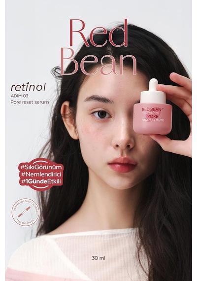 Retinol İçerikli, Gözenek Karşıtı Bakım Sunan Serum Red Bean Retinol Pore Reset Serum, 1134448147