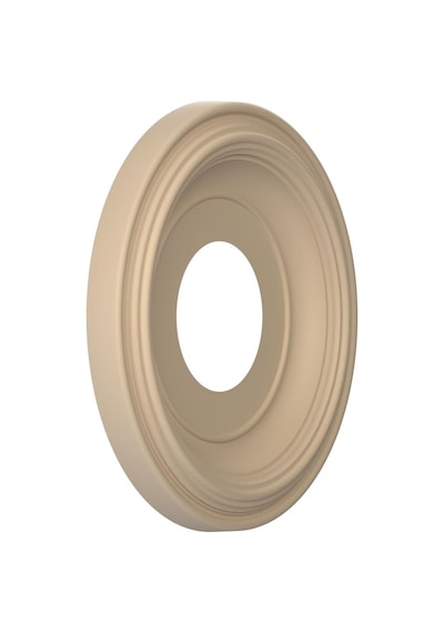 Cmp10trgbe Geleneksel Termoform Pvc Tavan Madalyonu 5 1/2 Cm'ye Kadar Kanopilere Uyar , 10" Od, Ultracover Saten Smokey Bej Diğer