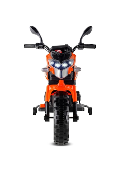 447 Motocross Akülü Motor Çocuk Motoru Turuncu Turuncu