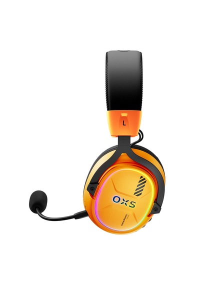 Oxs Storm G2 Turuncu Rgb Ps5 Uyumlu 7.1 Virtual Surround Kablosuz Gaming Kulaklık