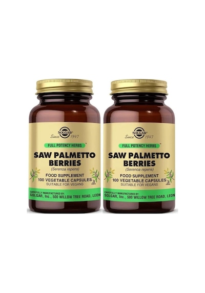 Solgar Saw Palmetto Berries 100 Kapsül 2 Adet
