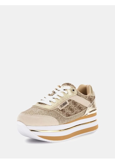 Guess Hansın/actıve Lady/t Kadın Sneaker Fl5hnsfal12 Fl5hnsfal12 Beıbr Beıbr Çok Renkli