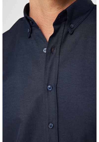 Tudors Slim Fit Uzun Kollu Dar Kesim Düğmeli Yaka Pamuklu Düz Oxford Lacivert Erkek Gömlek-31030-lacivert Lacivert Tudors Slim Fit Uzun Kollu Dar Kesim Düğmeli Yaka Pamuklu Düz Oxford Lacivert Erkek Gömlek-31030-lacivert Lacivert