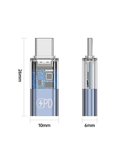 Polham 30w Şarj Destekli Lightning To Type C Çevirici Dönüştirici Adaptör, Şarj Ve Veri Aktarım Çevirici