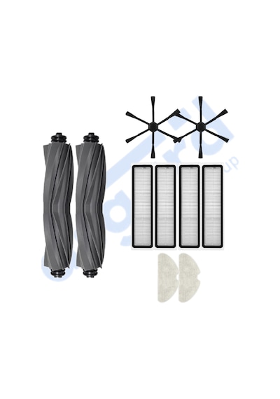 Dreame D10s, D10s Pro, D9 Max Gen 2 Uyumlu 2 Ana Fırça 2 Yan Fırça 4 Filtre 2 Mop Pkt-iasgf0000956