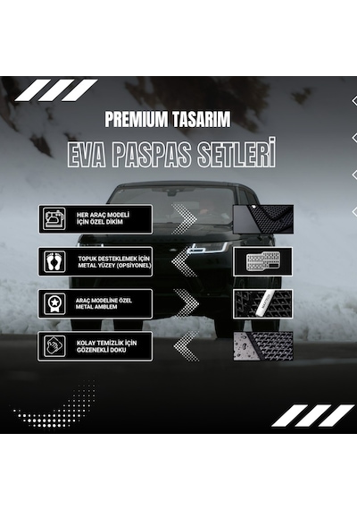 Fiat Grande Punto 2006-2010 Uyumlu Araca Özel Tam Takım Eva Oto Paspas Seti Sk