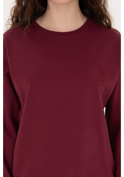 U.S. Polo Assn. Kadın Vişne Yılbaşı Temalı Pijama Takımı 50318899-VR223 U.S. Polo Assn. Kadın Vişne Yılbaşı Temalı Pijama Takımı 50318899-VR223