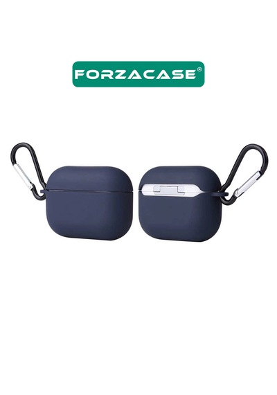 Forzacase Apple Uyumlu AirPods Pro 3 İle Anahtar Askılıklı Bluetooth Kulaklık Kılıfı - Fc1125 Beyaz