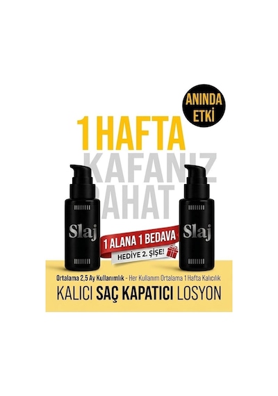 Seyrek Saç Kapatıcı Kalıcı Losyon - Saç Kapatıcı Dolgunlaştırıcı Sıvı Krem Anında Hacimli Doğal Görünüm 50ml X 2 Adet