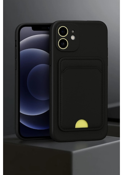 Ilkeshop Newface iPhone Uyumlu 11 Kılıf Kelvin Kartvizitli Silikon - Lila