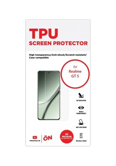 Realme Gt5 Ekran Koruyucu Tpu Film