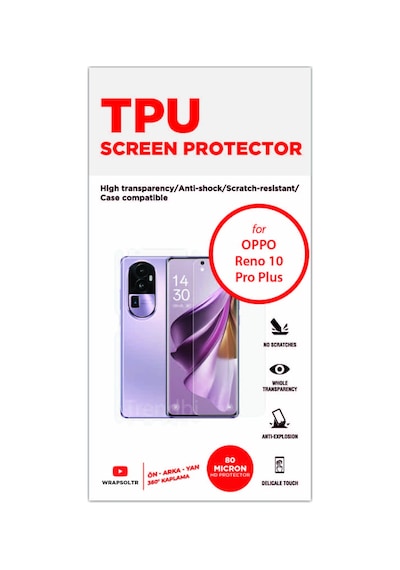 Oppo Reno 10 Pro Plus 360 Derece Full Body Tam Yüzey Kaplama