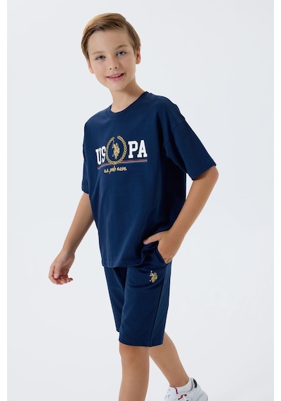 U.s. Polo Assn. Erkek Çocuk Lacivert Bermuda Takım Us2425-c-v1 Lacivert