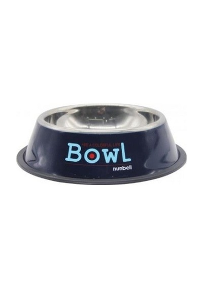 Nunbell Çelik Mama Kabı Renkli 34 CM