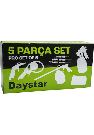 Daystar 1533450102 Havalı Alet Ve Aksesuar Seti 5 Parça