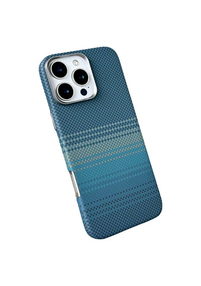 Knit Apple iPhone Uyumlu 16 Kevlar Series Kılıf Lf - 114 Mavi