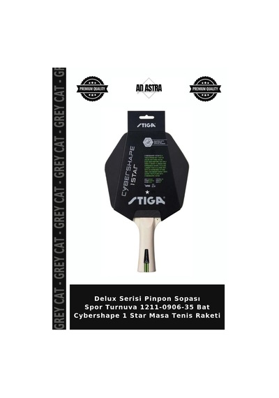 Delux Serisi Pinpon Sopası Spor Turnuva 1211-0906-35 Bat Cybershape 1 Star Masa Tenis Raketi