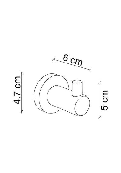 Tekli Askılık Fj-20101 Krom Krom