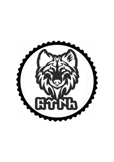 Kurt Ve Köktürkçe Türk Yazısı Tasarım Sticker 10 X 10 Cm
