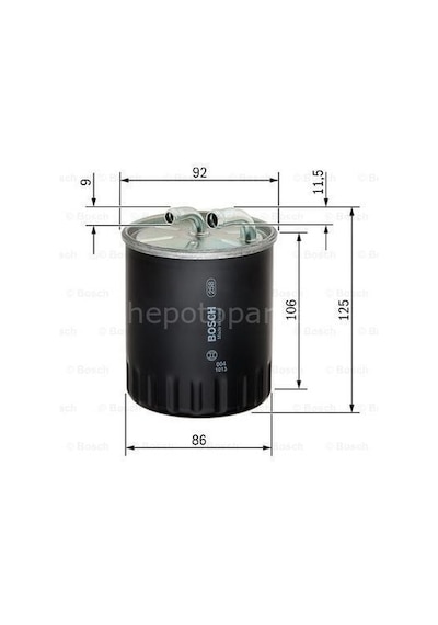 Mıtsubıshı Colt 1.5 Dı-d 08.2004 - 09.2008 Bosch Mazot Filtresi Filitre