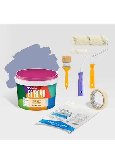 Bi Boya Tek Oda Boyama Seti 2.5 L Çan Çiçeği