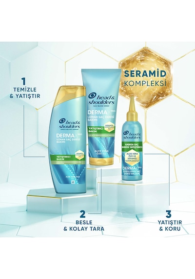 Head & Shoulders Derma X Pro Aloe Vera Özlü Yatıştırıcı Bakım Şampuanı 300 ML