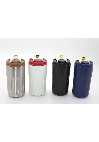 Zenvia Askılı Ve Derece Göstergeli Vakumlu Mug - 500 Ml Modern Kahve Termosu Alk3136 Znv2026 Çok Renkli