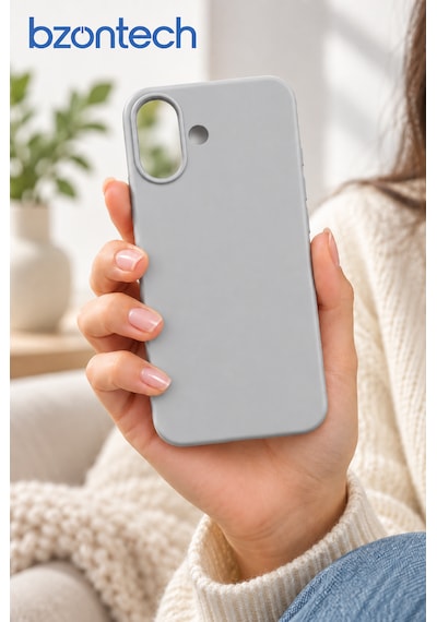 Apple Uyumlu iPhone 17 Uyumlu Kılıf Renkli Lansman İçi Kadife Yumuşak Kamera Yükseltili Silikon Dingin Gri Apple Uyumlu iPhone 17 Uyumlu Kılıf Renkli Lansman İçi Kadife Yumuşak Kamera Yükseltili Silikon Dingin Gri