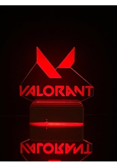Özel Tasarım Valorant Hediye Gece Led Lambası