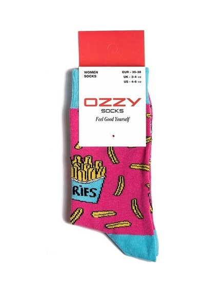 Ozzy Socks Fries Desenli Çorap (407227008) Çok Renkli