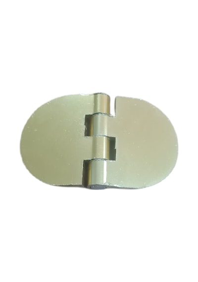 Yaprak Menteşe Oval Alüminyum Gold Renk 40x68 Mm 3,3 Mm Kalınlık 5 Adet