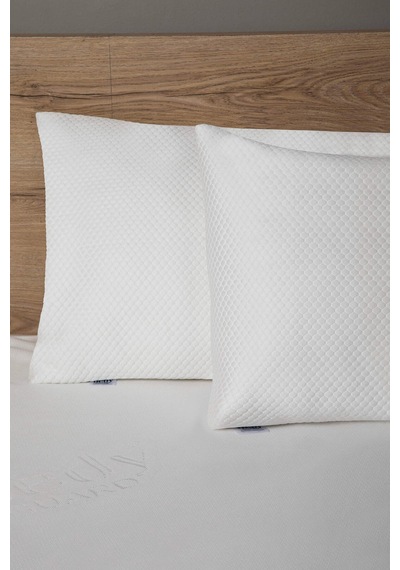 Cool Comfort Sıvı Geçirmez Yastık Koruyucu Soğuk Alez 4 Adet Beyaz Beyaz