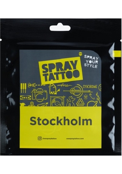 Stockholm City Pack Geçici Dövme Şablon Seti 26 Desen
