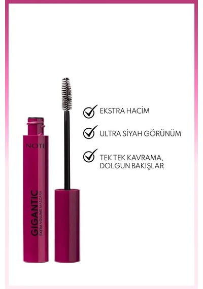 Gigantic Ekstra Hacim Veren Siyah Maskara Diğer