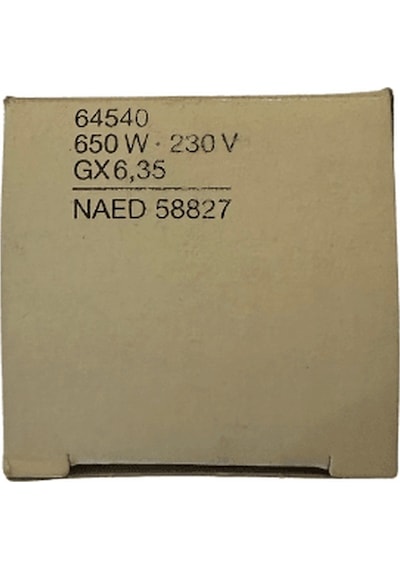 Osram 64540 650w 230v Gx6,35 Duylu