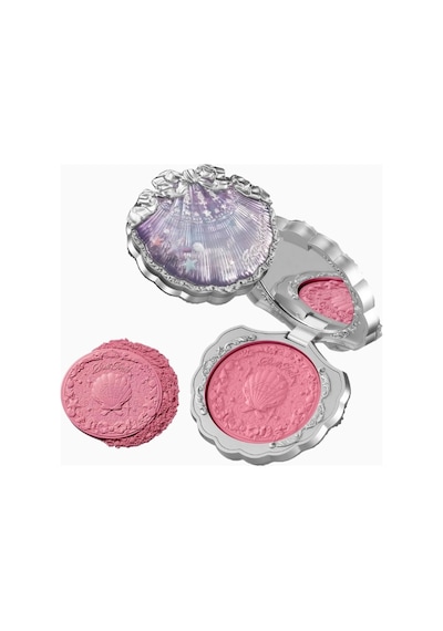 Flower Knows Shell S Jewel Silk Satin Blush Berry Milk Allık Allıklar 02 Luna Pearl