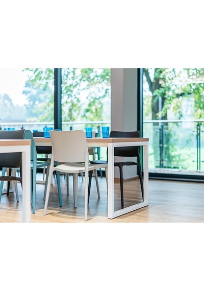 Papatya Joy-s 4 Adet Sandalye Mutfak Bahce Restoran Kafe Otel Beyaz Beyaz - Beyaz