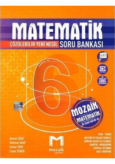 Mozaik Yayınları 6.Sınıf Matematik Soru Bankası