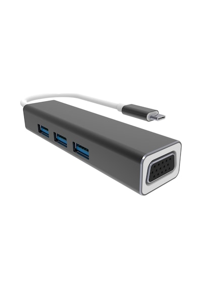 Vcom Dh319 Type-C To Usb 3.0-3 Vga  Çevirici