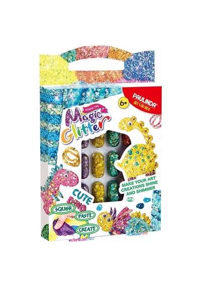 Paulinda Magic Glitter Cute Dino Hobi Set 12x5 Ml S00095579