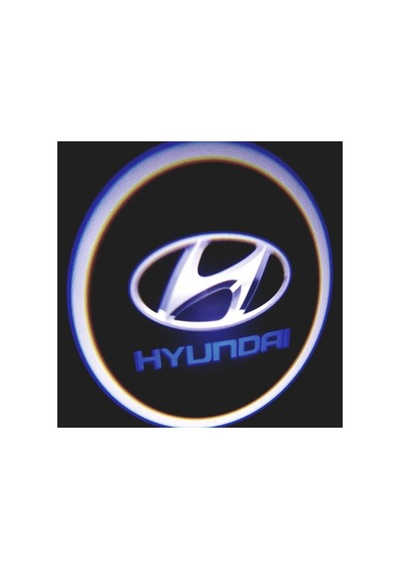 Hyundai Kapı Altı Led Aydınlatma Araç Logolu
