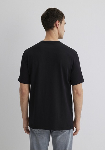 Mavi Regular Siyah Erkek T-shirt M0612732-900 Siyah